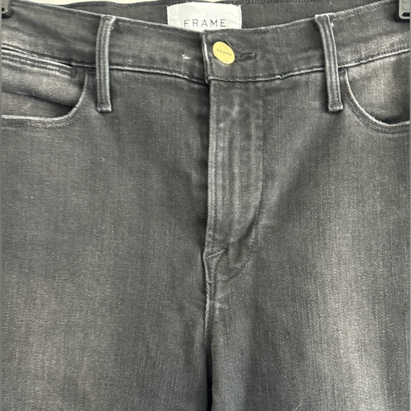 Frame Le High Ankle Skinny Jeans in Kerry grey - Picture 6 of 7